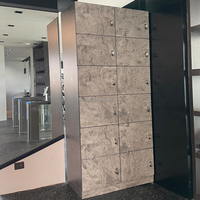 Nouveau design, casier ignifuge en stratifié HPL phénolique de marque AOGAO Guangdong pour colis et vestiaires de salle de sport