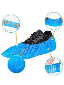 Vente en gros usine de couvre-chaussures et couvre-bottes jetables en plastique CPE, imperméables, antidérapants et de protection, pour usage domestique - Product Image 2