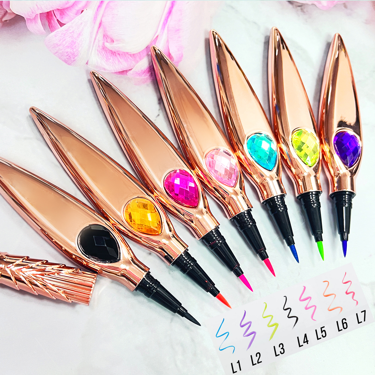 Макияж метка частного назначения подводка для глаз Цветная подводка для глаз, жидкая подводка для глаз