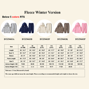 Mode enfants garçons survêtement vêtements ensembles survêtements enfants filles vêtements ensemble chaud hiver enfants vêtements vêtements de sport en gros - Product Image 2