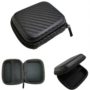 Étui de voyage étanche en PU et fibre de carbone noir pour ruban adhésif calibre EVA, petit étui de rangement étanche en EVA - Product Image 1