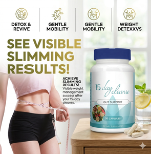 Suplemento <span class=keywords><strong>de</strong></span> Salud para Adultos, Cápsulas <span class=keywords><strong>de</strong></span> Limpieza y Desintoxicación Intestinal <span class=keywords><strong>de</strong></span> 15 Días con Calcio para la Salud Digestiva e Intestinal, Apoyo Energético - Product Image 1