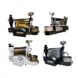 Mini tostador de granos de café eléctrico doméstico de lote pequeño, tostadoras de café de tambor de 1,5 kg para uso doméstico - Product Image 1