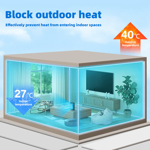 Oro Plata Aislamiento térmico Protección DE PRIVACIDAD Película de construcción Ventanas DE LA CASA Película de espejo vidrioso decorativo - Product Image 3