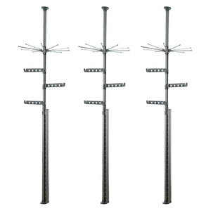 Supports <span class=keywords><strong>de</strong></span> séchage <span class=keywords><strong>de</strong></span> <span class=keywords><strong>linge</strong></span> pliables en alliage d'aluminium <span class=keywords><strong>de</strong></span> haute qualité, <span class=keywords><strong>haut</strong></span>-bas permettant <span class=keywords><strong>de</strong></span> gagner <span class=keywords><strong>de</strong></span> l'espace - Product Image 5