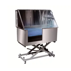 Cheap Cleaning Grooming Products Stainless Steel Electric Lift Pet Bathtub