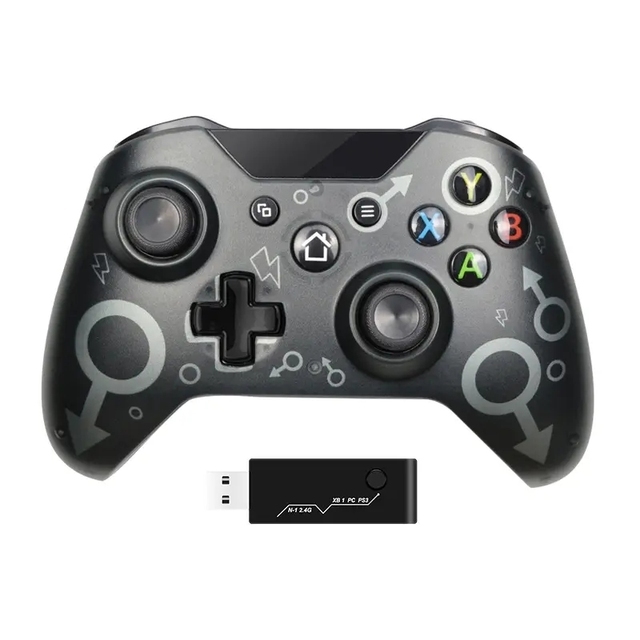 2.4G Wired Controller Joystick Gamepad with Vibration Motor for One S/X for PC Win 7/8/10 N-1 Model