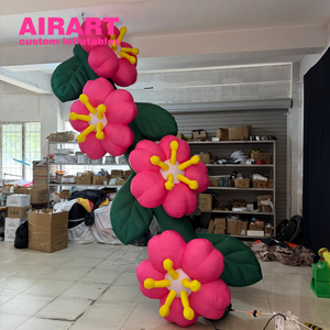 Pared Inflable con Diseño <span class=keywords><strong>de</strong></span> Flores para Cabina <span class=keywords><strong>de</strong></span> Fotos y Área <span class=keywords><strong>de</strong></span> Selfies - Product Image 6
