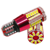T10 W5W 3014 57SMD 194 W5W Weiß Gelb Rot Innenraum-Anzeigeleuchte Parklicht Glühbirne T10 LED