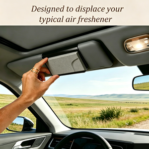 Wholesale Diatomite <strong>Car</strong> Air Freshener Sun Visor Clip Stone <strong>Diffuser</strong> Long Lasting Fragrance Odor Remover Retailers Distributors - Product Image 2