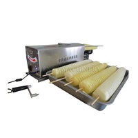 Energie sparender elektrischer Kartoffel-Spiral schneider/Kartoffel-Snack-Maschine/Tornado-Kartoffel maschine