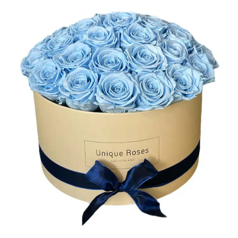 Online Lege Ronde Doos Bloemen Boeket Levering Gift Rose Doos Voor Valentijn Bruiloft Moederdag Birthday Party