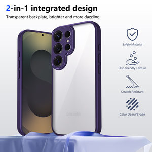 <span class=keywords><strong>Cover</strong></span> Protettiva Antiurto Opaca <span class=keywords><strong>Trasparente</strong></span> con Protezione Lente per <span class=keywords><strong>Samsung</strong></span> S26 <span class=keywords><strong>Ultra</strong></span> S25 Edge S24 Plus S23 FE A57 A07 A37 A17 A36 - Product Image 2