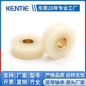 Factory Direct Wear-Resistant Nylon Hard Rubber Pulleys Copper Wheels 9.56*32*11mm <b>Bearing</b> <b>Rollers</b> Wholesale - Product Image 4