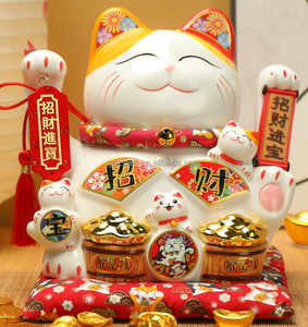 Fabriqué à la main 10 pouces secouant la céramique Elvis Presley Figurine poterie et émail oeuvre pour le nouvel an chinois - Product Image 6