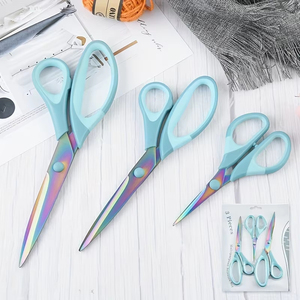 3-Piece Titanium Craft Scissors <b>Set</b>: Perfect for <b>Sewing</b>, Arts & School Projects - Product Image 3