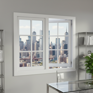 Fenêtre à battant moderne en alliage d'aluminium, double vitrage Low-E, insonorisée, certifiée Energy Star, pour chambre à coucher - Product Image 2