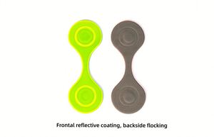 Clip magnétique réfléchissant léger non sensoriel, fixation haute visibilité pour la course nocturne, le cyclisme et la sécurité en extérieur - Product Image 4