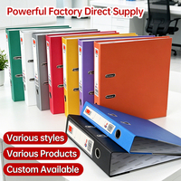 Productos de Archivo Personalizados Tamaño A4 con Cierre, Bolsa de Plástico para Documentos, Carpeta de Cuero, Portafolio, Bolsillo, Carpetas de Archivo de PP, Carpeta de Papel PU