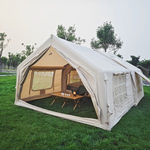 Tente gonflable Leader 9+9 m² 360x500x235 cm, installation rapide, camping en plein air, 6-8 personnes, toutes saisons, résistante aux intempéries - Product Image 3