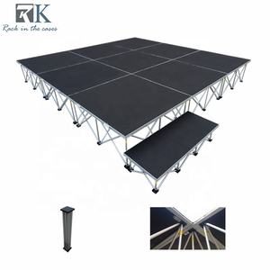Plataforma de Escenario Portátil Antideslizante de Aluminio de 3x3m para Eventos, Exhibiciones y Truss - Product Image 1