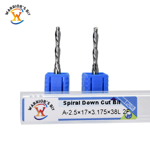 Chiến binh của <span class=keywords><strong>bit</strong></span> downcut End <span class=keywords><strong>Mill</strong></span> 1/<span class=keywords><strong>8</strong></span> inch End <span class=keywords><strong>Mill</strong></span> <span class=keywords><strong>3</strong></span>/<span class=keywords><strong>8</strong></span> "downcut xoắn ốc Router bits cho cắt gỗ - Product Image 2