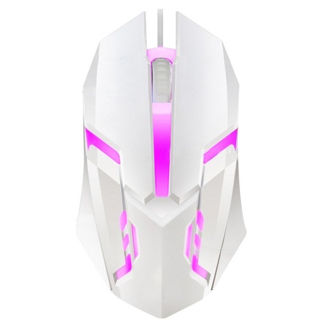 Computer Peripherals Mouse Professional Wired Usb 7 Colors Led Backlight  Office Optical White 2024 Custom Gaming Mouse