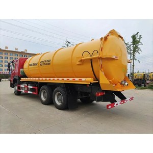 Camion-citerne de nettoyage des eaux usées Sino HOWO 6X4 23CBM, camion de nettoyage des égouts par aspiration et jet - Product Image 5