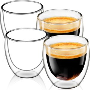 Taza de Café Reutilizable de Doble Pared con Aislamiento de Vidrio de Borosilicato Alto, Resistente al Calor y al Frío, con Tapa de Botón y Logotipo Personalizado - Product Image 2