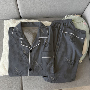 Новое поступление мужской повседневный комплект из пижамной одежды с длинным рукавом-реальные фотографии-оптовая продажа - Product Image 6