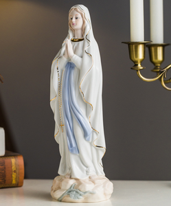 تمثال ترامب من البلاستيك للديكور المنزلي، تماثيل سيراميك وبورسلين مفرغة بالجملة، تماثيل دينية أوروبية وبوذية ترويجية، تمثال ملاك أبيض - Product Image 4