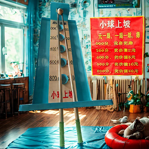 Juego de Carnaval de Rodar el Cuerpo Vertebral, Rodar la Esfera y Levantar la Barra, Juegos Interactivos, Juegos para Eventos - Product Image 3