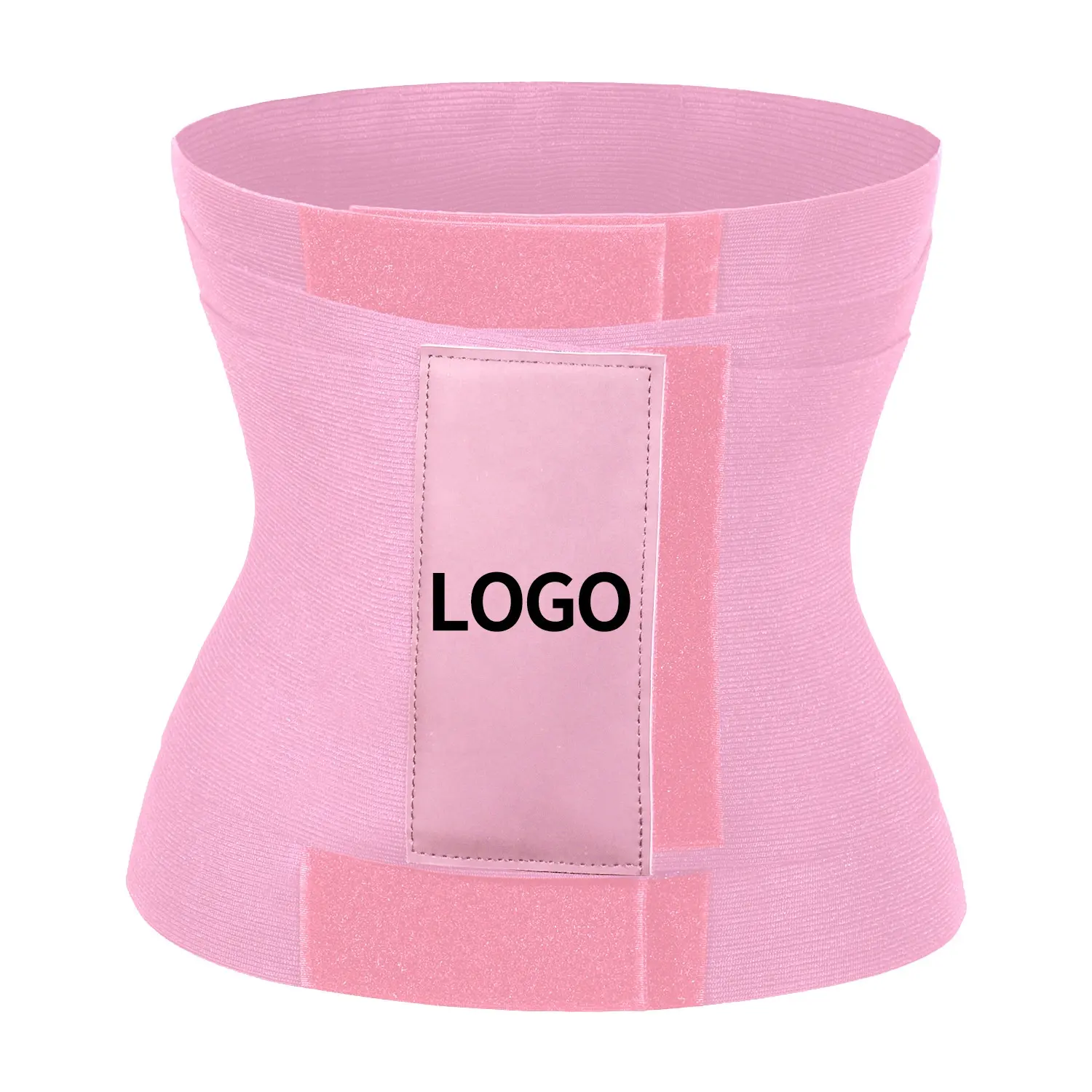 3028 Wholesale Lumbar Support Sweat Trimmer Belt Private Label Bandage Wrap Pink Waist Trainer