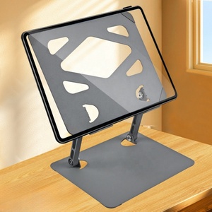 Support d'ordinateur <span class=keywords><strong>portable</strong></span> ergonomique pliable vertical réglable en hauteur, écologique et multi-angles - Product Image 1