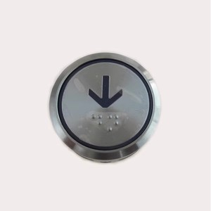Bouton d'ascenseur Guangri KAN-J0817RB en acier inoxydable avec braille pour pièces d'ascenseur - Product Image 2