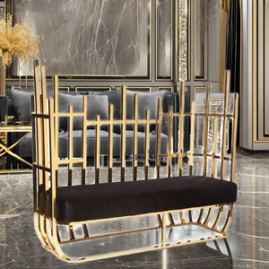 2022 alla moda sposo sposa stile fattoria divano in tessuto per matrimonio casa Hotel camere da letto salotti - Product Image 2