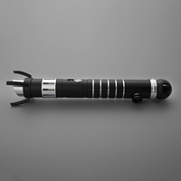 LGTMarrok Inquisitor Lightsaber RGB Neopixel con Empuñadura Metálica, Sonido de Oscilación Suave, Sable de Duelo Estilo Señor Oscuro