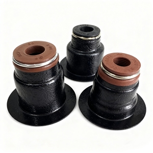 Sellos de válvula industriales para fábrica, sellos de vástago de válvula de motor, sellos de guía de válvula, de caucho NBR FKM con esqueleto, resistentes al aceite, alta calidad, OEM - Product Image 1