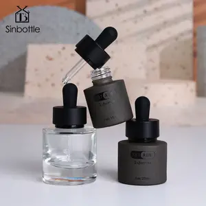 Luxury 30ml Glass Dropper Bottle With Packaging Special Coating Process Dropper Glass Bottles Dropper Bottles With Box Customize