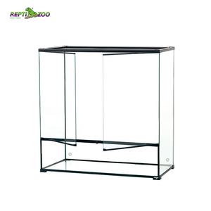 REPTIZOO 96,3 Gal / 364,5 L Habitat pour reptiles en verre de forme triangulaire, grand paludarium écologique pour reptiles - Product Image 1