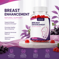 Gummies d'amélioration mammaire sous marque privée OEM, soutien au collagène de Pueraria Mirifica pour le lifting et le raffermissement des seins, vente en gros pour adultes