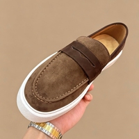 Nouvelles Chaussures Mocassins Respirantes pour Hommes en Cuir Véritable de Vache – Chaussures Habillées Oxford Formelles pour le Bureau et la Carrière