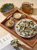 Snacks Tempura Végétaliens Prêts à Manger Sans Sucre, Sans Huile, Saveur Algues, Croustilles d'Algues