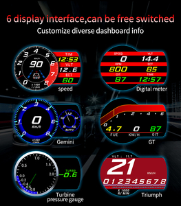 Wiiyui Nhà Máy F8 OBD2 Đầu Lên Hiển Thị Đa Chức Năng Máy Chiếu Kỹ Thuật Số Với Tốc Độ Nhiệt Độ Nước Rpm Cho Phổ Xe - Product Image 4