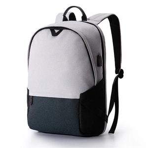 De 17,3 pulgadas de Nylon impermeable USB de viaje <span class=keywords><strong>Anti</strong></span> robo hombres bolsa mochila - Product Image 1