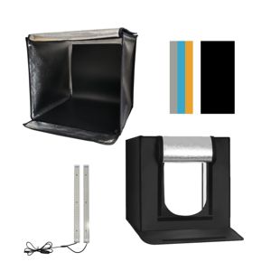 Boîte à lumière <span class=keywords><strong>photo</strong></span> portable de 60 cm, studio LED, lumières USB, tente de prise de vue photographique, cube de table en nylon durable - Product Image 4