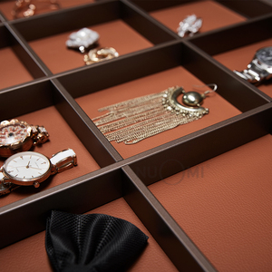 Étagère de rangement pour armoire NUOMI série Ralphie, à fermeture douce, extractible, décorative - Product Image 2