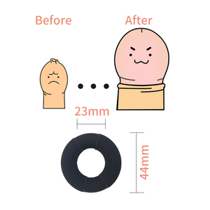 MELO <b>Silicone</b> <b>Waterproof</b> Cock Rings Delay Ejaculation Flexible Elastic Penis Ring with 12-Month Warranty for Men Sex Toys - Product Image 4