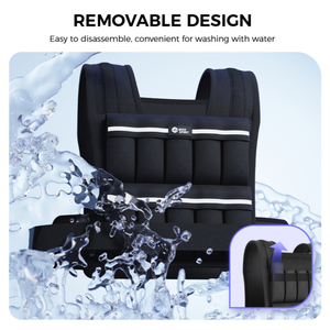 سترة تدريب على القوة قابلة للتعديل مخصصة مع أوزان حديدية سترة تمارين رياضية مرجحة لتدريب الرجال - Product Image 4