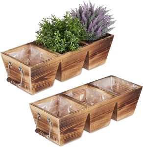 Pot <span class=keywords><strong>de</strong></span> plantes en bois Pot <span class=keywords><strong>de</strong></span> plantation <span class=keywords><strong>de</strong></span> plantes en bois vintage Boîte à fleurs en bois pour <span class=keywords><strong>salon</strong></span> <span class=keywords><strong>de</strong></span> <span class=keywords><strong>jardin</strong></span> - Product Image 1